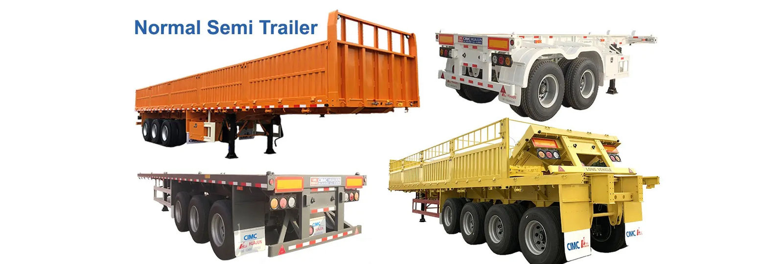 Skeletcontainer Halve aanhangwagen