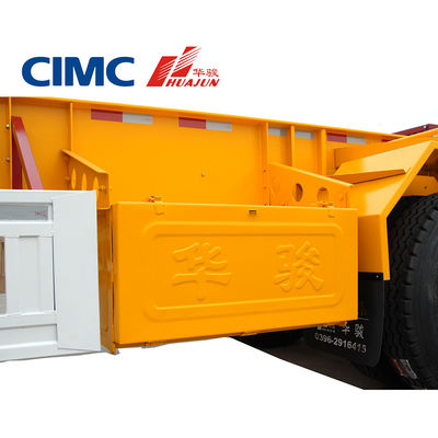 CIMC 2 Achsel Skelettisch Semi-trailer voor 20ft Container 28T Landing Gear 13T Achsel inbegrepen