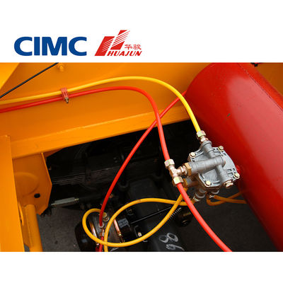 CIMC 2 Achsel Skelettisch Semi-trailer voor 20ft Container 28T Landing Gear 13T Achsel inbegrepen