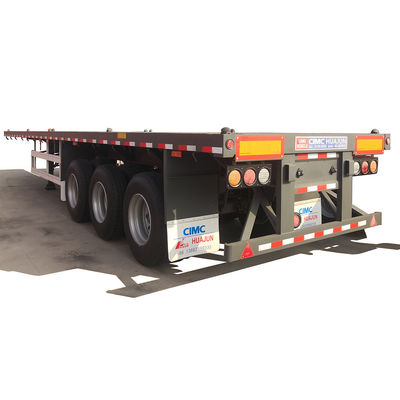 40ft Container Chassis Truck Trailer 40ton 60ton 80ton Flatbed Trailers Verkoop in Dubai