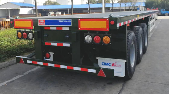 40ft Container Chassis Truck Trailer 40ton 60ton 80ton Flatbed Trailers Verkoop in Dubai