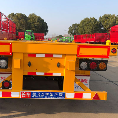 20ft Semi-trailer Skeleton Truck met reservebanden en gereedschap functie HJGMCK21039