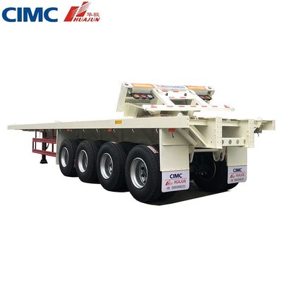 Landingsgestel standaard 3 as 40ft container platbed semi-trailer met KTL-verf