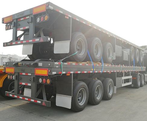 Landingsgestel standaard 3 as 40ft container platbed semi-trailer met KTL-verf
