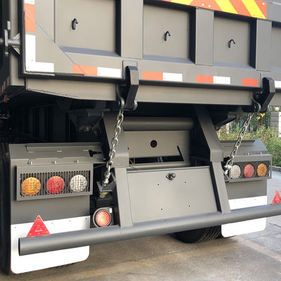 CIMC HUAJUN 40 ton 3-assige multi-assige hydraulische dump-tipper aanhanger voor vrachtwagenbehoeften