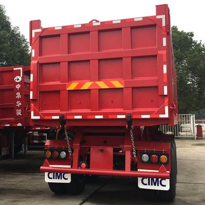 80T achterste kantelende vrachtwagen aanhangwagen half-aanhangwagen met 3,5&quot; King Pin HJGMCK20103 van CIMC