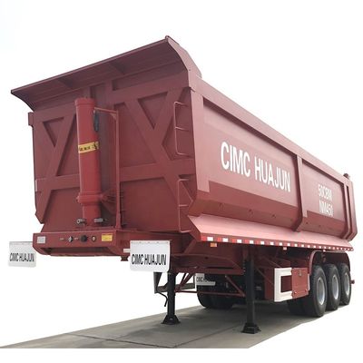 Vervoer van zwaar materieel met 10300*3050 mm CIMC HUAJUN speciale halve vrachtwagen aanhangwagen