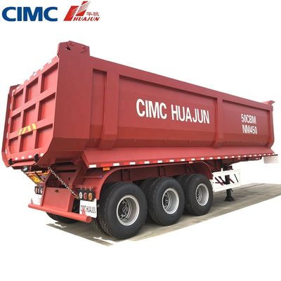 Vervoer van zwaar materieel met 10300*3050 mm CIMC HUAJUN speciale halve vrachtwagen aanhangwagen