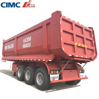 Vervoer van zwaar materieel met 10300*3050 mm CIMC HUAJUN speciale halve vrachtwagen aanhangwagen