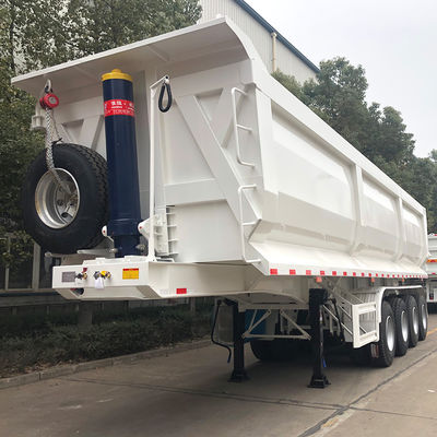 50 ton CIMC HUAJUN 4 Achsel Tipper Semi-trailer in vereiste RAL-kleur