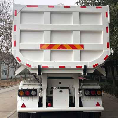 50 ton CIMC HUAJUN 4 Achsel Tipper Semi-trailer in vereiste RAL-kleur