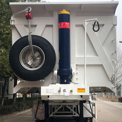 50 ton CIMC HUAJUN 4 Achsel Tipper Semi-trailer in vereiste RAL-kleur