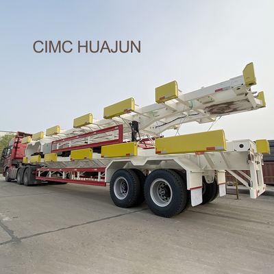 CIMC HUAJUN WABCO Waarde 1540 Skelet Container Halve trailer voor 20ft 40ft Container