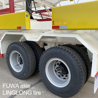 CIMC HUAJUN WABCO Waarde 1540 Skelet Container Halve trailer voor 20ft 40ft Container