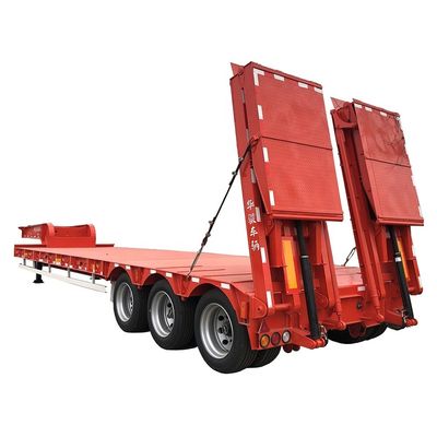 30T Max Payload Hydraulisch vouwbare ganshals voor zware lage bed trailer Robuust ontwerp