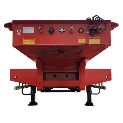 30T Max Payload Hydraulisch vouwbare ganshals voor zware lage bed trailer Robuust ontwerp