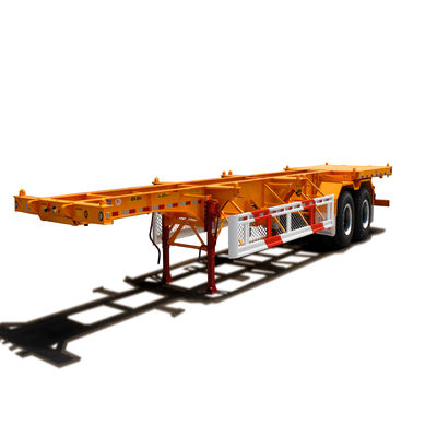 20 ft tot 40 ft uitbreidbaar beweegbaar intermodaal chassis aanhangwagen voor containerdistributie