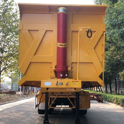 Hyva Hydraulic System 4 Axle FC Type Tipper Semi-trailer voor het trekken van zwaar staal