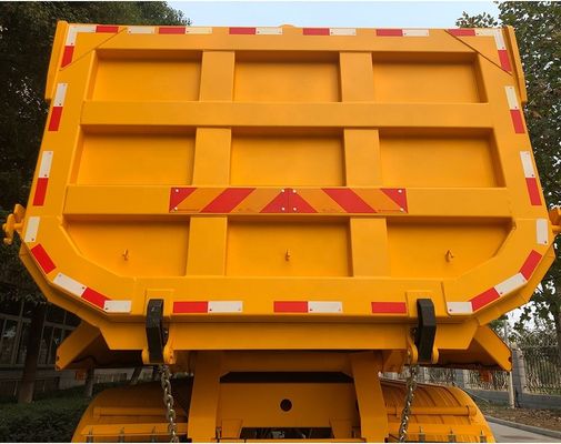 Hyva Hydraulic System 4 Axle FC Type Tipper Semi-trailer voor het trekken van zwaar staal