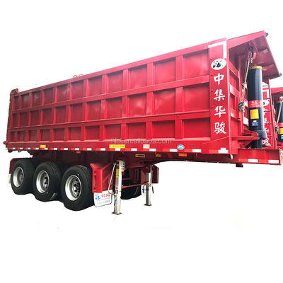 Beste 57CBM ATV Tipping Trailer door CIMC met 13TON As FUWA en 12R22.5 banden