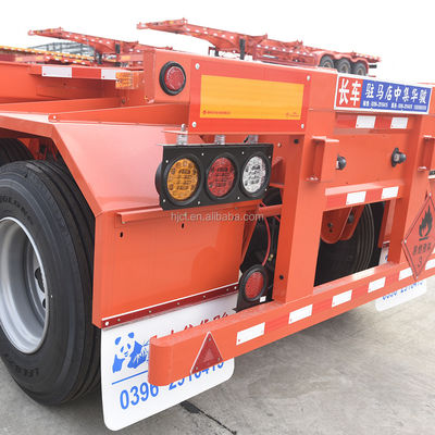 Ontwerp Container Chassis Skelet Trailer Fabrikanten voor 20 ft en 40 ft Transport
