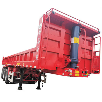 Beste 57CBM ATV Tipping Trailer door CIMC met 13TON As FUWA en 12R22.5 banden