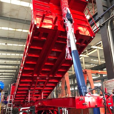 Beste 57CBM ATV Tipping Trailer door CIMC met 13TON As FUWA en 12R22.5 banden