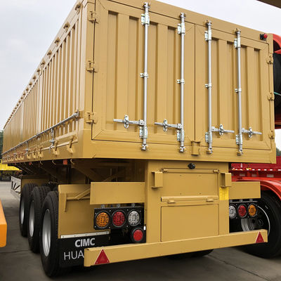11.00r20 banden en standaard 28 ton landingsgestel zijdelingse ophangwagen van CIMC HUAJUN