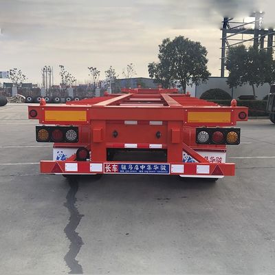 40T maximale nuttige lading Luchtophanging Uitbreidbare schuifbal Skelet Container Chassis Halve aanhangwagen