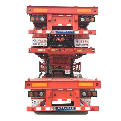 40T maximale nuttige lading Luchtophanging Uitbreidbare schuifbal Skelet Container Chassis Halve aanhangwagen