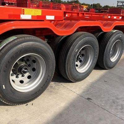 2/3 Assen 40 ft 20 ft Container Chassis Skeleton Semi-trailer met 40T Max Payload
