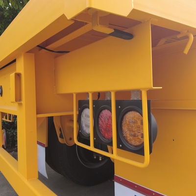 Afrika 4 assen Semi-trailer 80 ton plat bed voor zwaar vervoer en logistiek