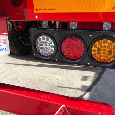 FUWA- of BPW-achswagentrailer CIMC HUAJUN Fence Flatbed Semi-trailer met ontwerp