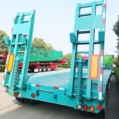 Maximale laadkracht 60-80 ton laag platte halfrol voor het transport van zwaar materieel