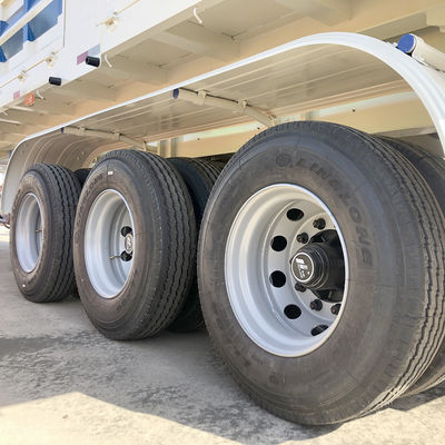 Achterdump aanhangwagen 3 assen tipper half vrachtwagen tipper aanhangwagen met maximale lading 70 ton