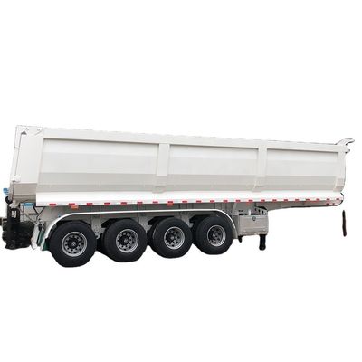 Hoofdbalk 500 mm Hoogte Q345B CIMC Tipper Galvaniseerde kraan Dump Halve aanhangwagen