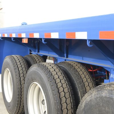 Landing Gear JOST Tweesnelheidse platte half-trailer voor het vervoer van 20ft 40ft containers