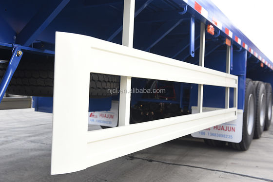 Landing Gear JOST Tweesnelheidse platte half-trailer voor het vervoer van 20ft 40ft containers