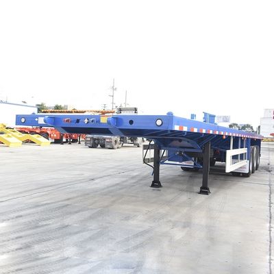 40 ft Container Shipping Flatbed Semi Trailer Met JOST Landing Gear En 40Ton Max Payload