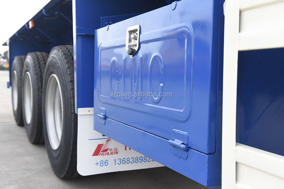 40 ft Container Shipping Flatbed Semi Trailer Met JOST Landing Gear En 40Ton Max Payload