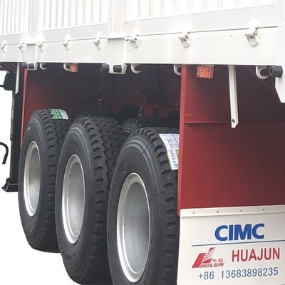 Transport van kolenlading Hoog zijdewand CIMC HUAJUN Cargo trailer voor veevervoer