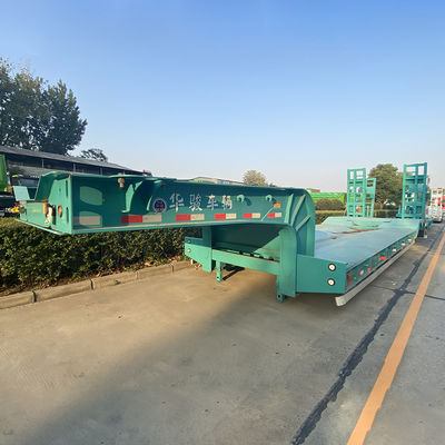 3 assen laaggelegen aanhangwagen met mechanische vering CIMC HUAJUN Stock