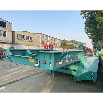 3 assen laaggelegen aanhangwagen met mechanische vering CIMC HUAJUN Stock