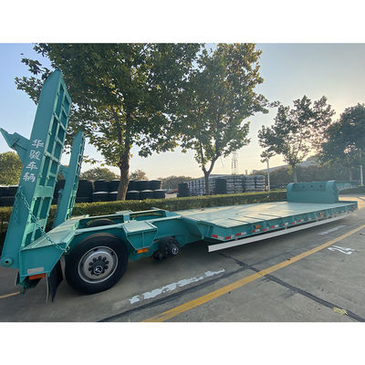 3 assen laaggelegen aanhangwagen met mechanische vering CIMC HUAJUN Stock