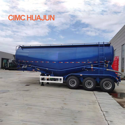Transport van mineraalpoeder 3 assen 45cbm Cement Halve aanhangwagen Tanktruck met Fuwa-as