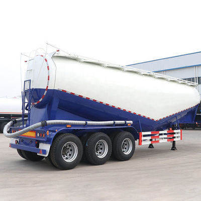 Transport van mineraalpoeder 3 assen 45cbm Cement Halve aanhangwagen Tanktruck met Fuwa-as