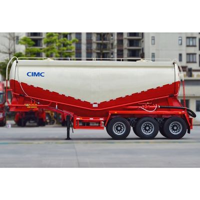 Duurzaam CIMC HUAJUN 40CBM Dry Bulk Powder Cement Tank Carrier 3 axles Tanker Semi-trailer