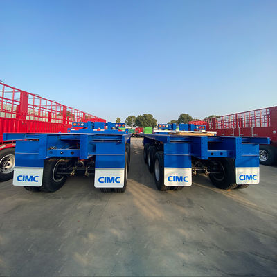 JOST Twee-snelheid landingsgestel 3 assen 40ft container platbed semi-truck aanhangwagens in Afrika