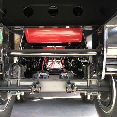 Leaf Spring Suspension 40ft Straight Beam Container Transport Semi-Trailer met 12 Twist Locks
