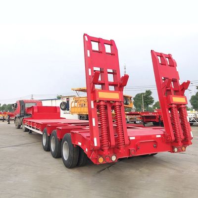 3.5&quot; 90mm Jost King Pin 13T HUAJUN Achsel Low Bed Semi Trailer voor zware apparatuur